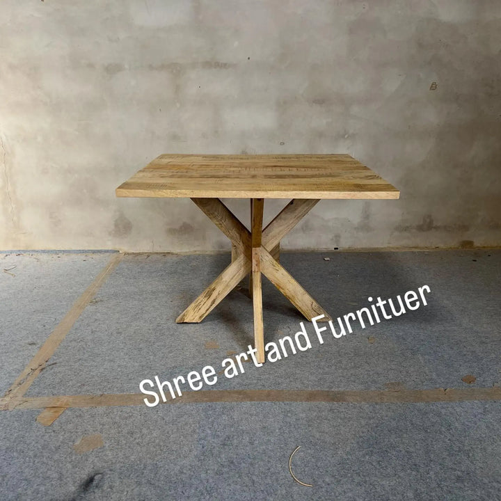 Mango Wooden Folding Table - Premium Sheesham Wood Furniture for Living Room My Store