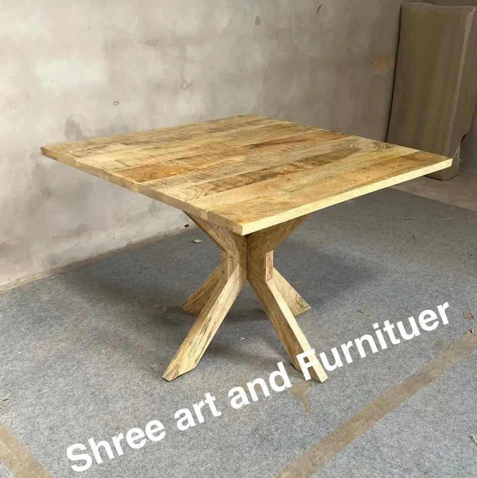 Mango Wooden Folding Table - Premium Sheesham Wood Furniture for Living Room My Store
