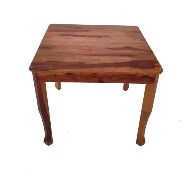 GEM SQUARE SOLID WOOD DINING TABLE IN WALNUT FINISH My Store