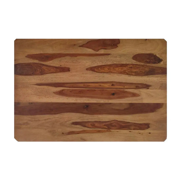 JOLLY SOLID WOOD RECTANGLE TABLE IN WALNUT FINISH My Store