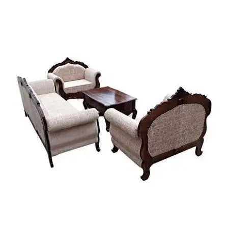 FURNITURESHRI SOFA SET 3+1+1+TABLE My Store